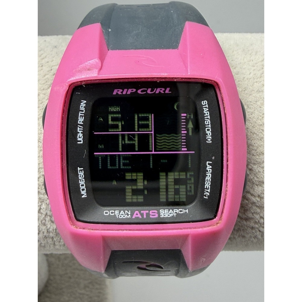 Rip Curl A1041G Winki Ocean Search ATS New Battery Classic Tide Watch 35MM 7.75"